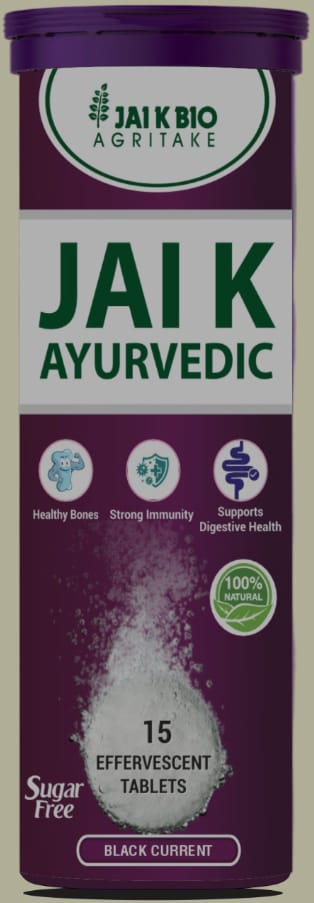 Jai K Ayurvedic (Effervescent 15 White tabs)