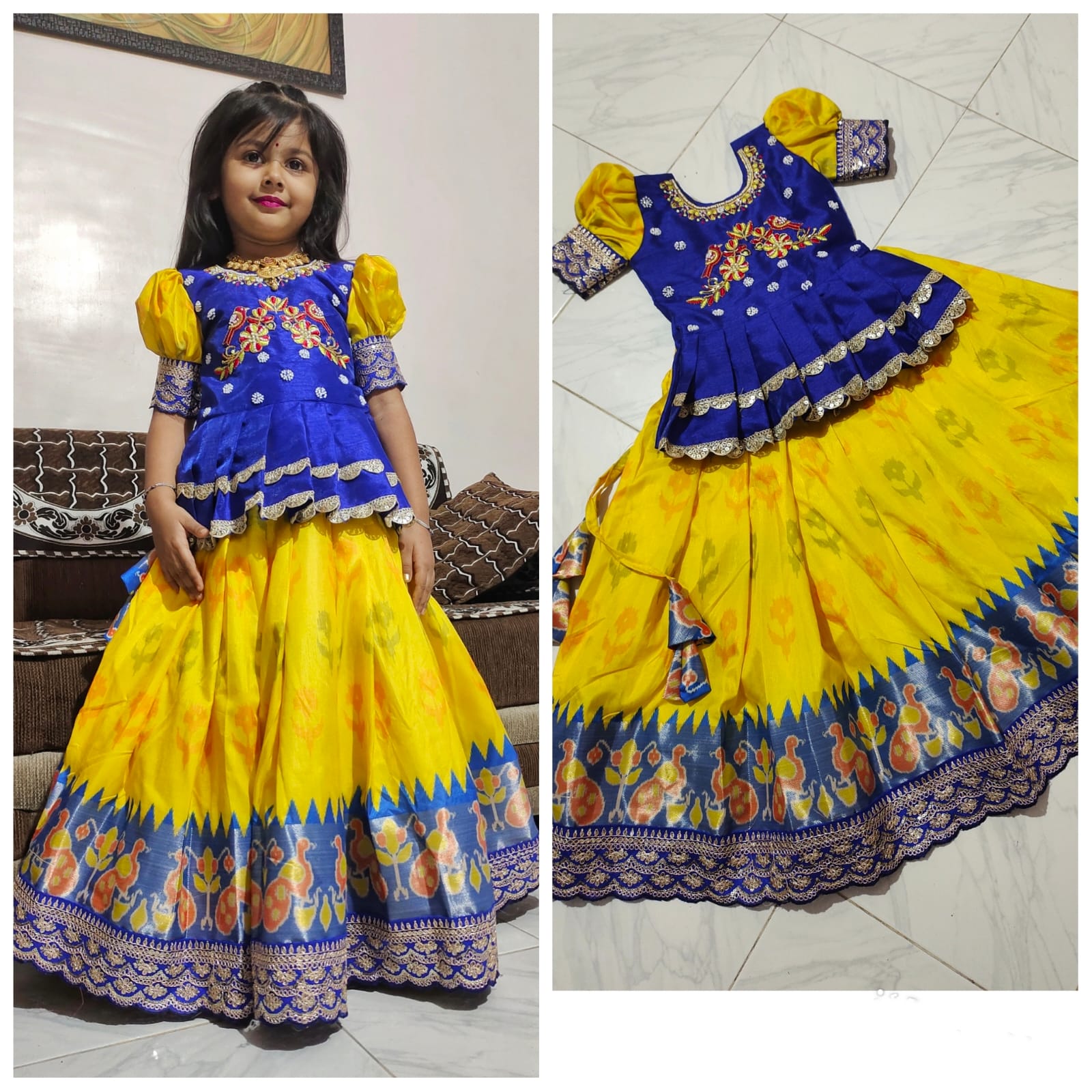 NEW LAUNCING PONGAL SPECIAL KIDS LEHENGA CHOLI|