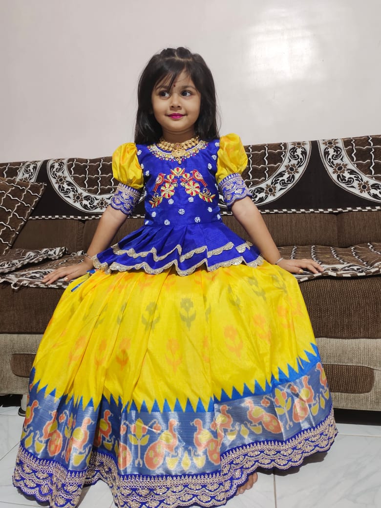 NEW LAUNCING PONGAL SPECIAL KIDS LEHENGA CHOLI|