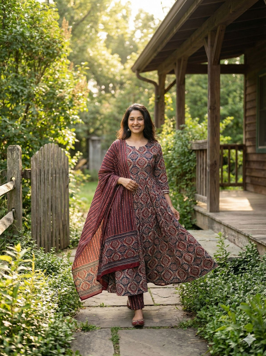 Anarkali Kurta Suit Set@F