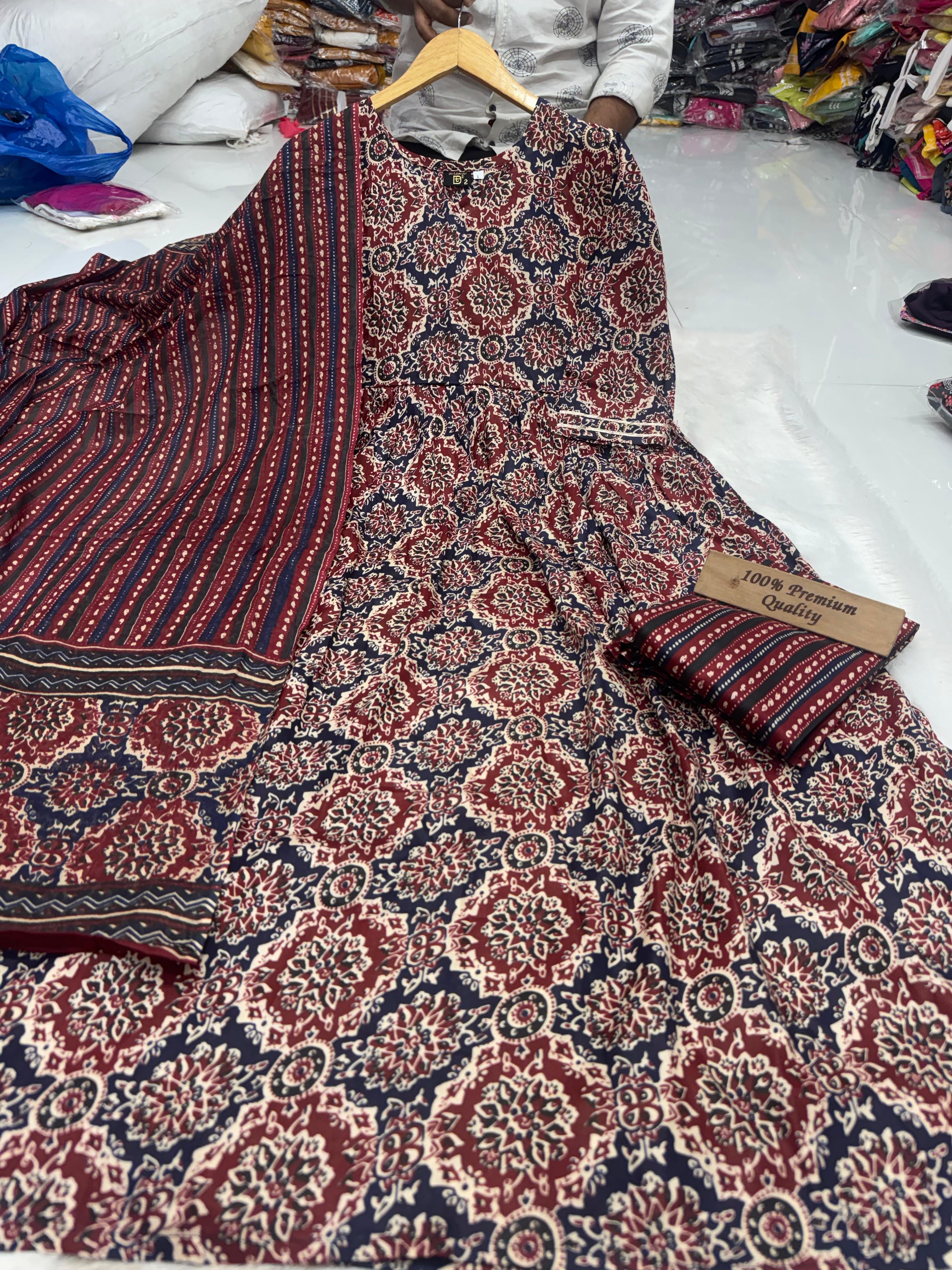 Anarkali Kurta Suit Set@F