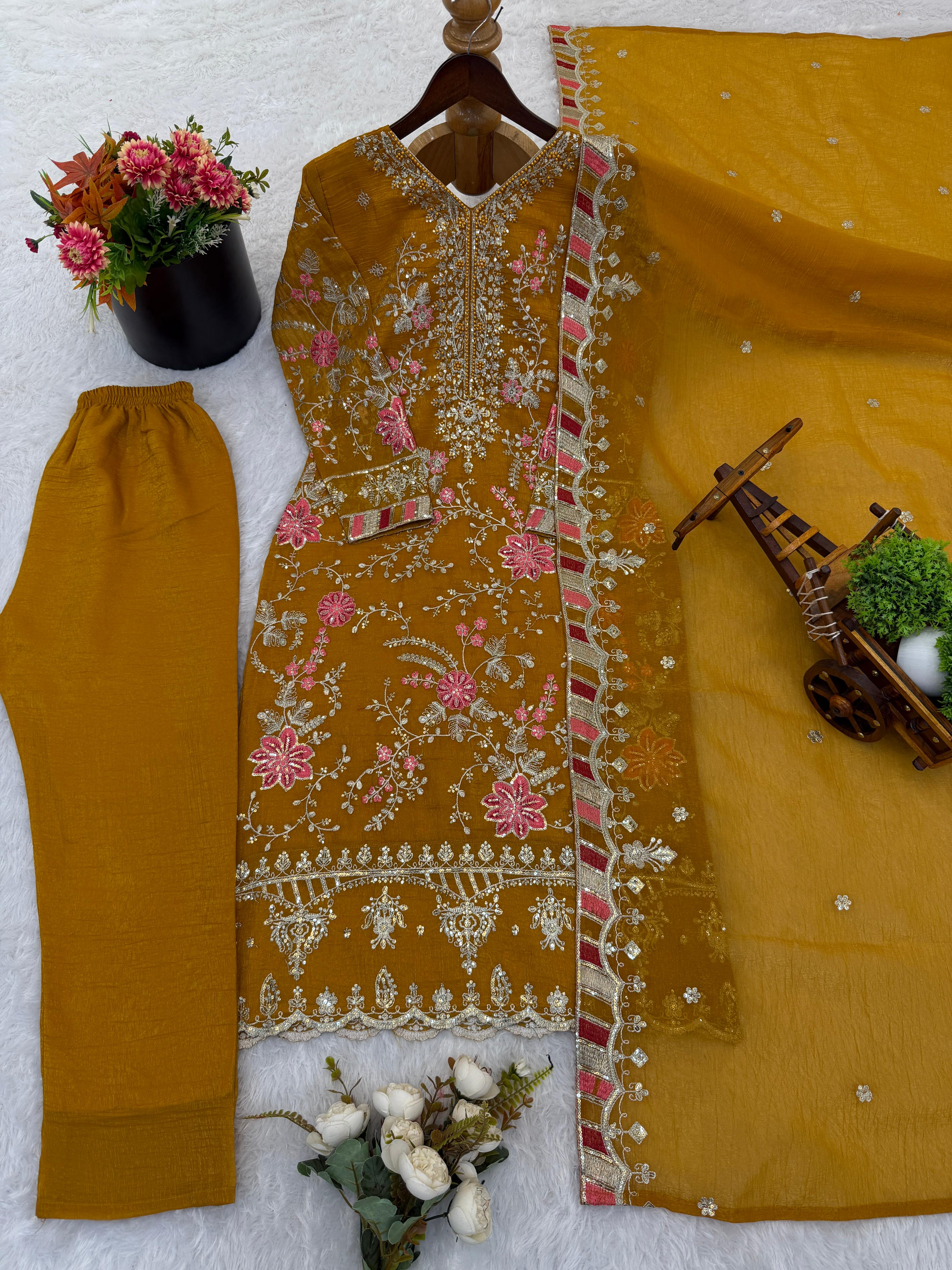 Presenting New Designer Collection In CRUNCHY SILK@F