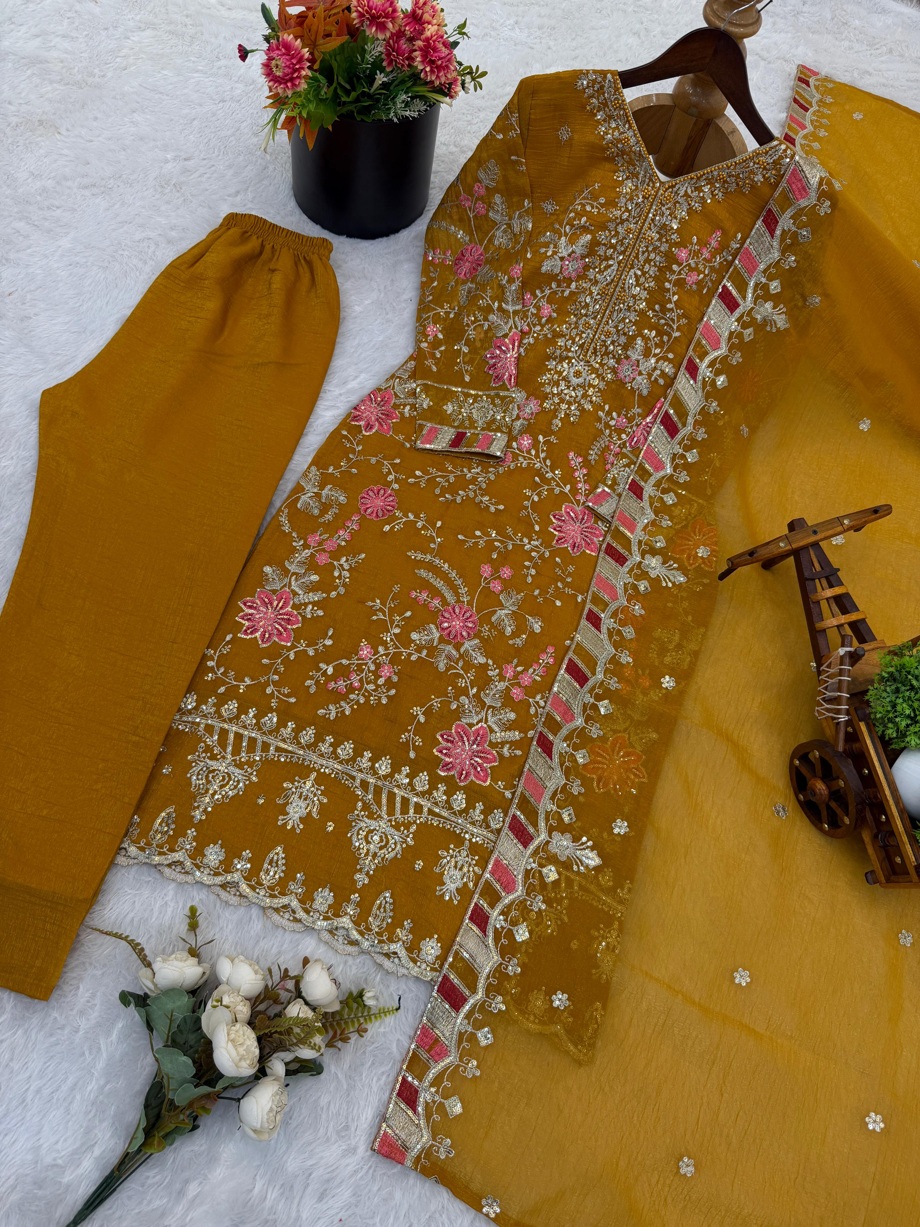 Presenting New Designer Collection In CRUNCHY SILK@F