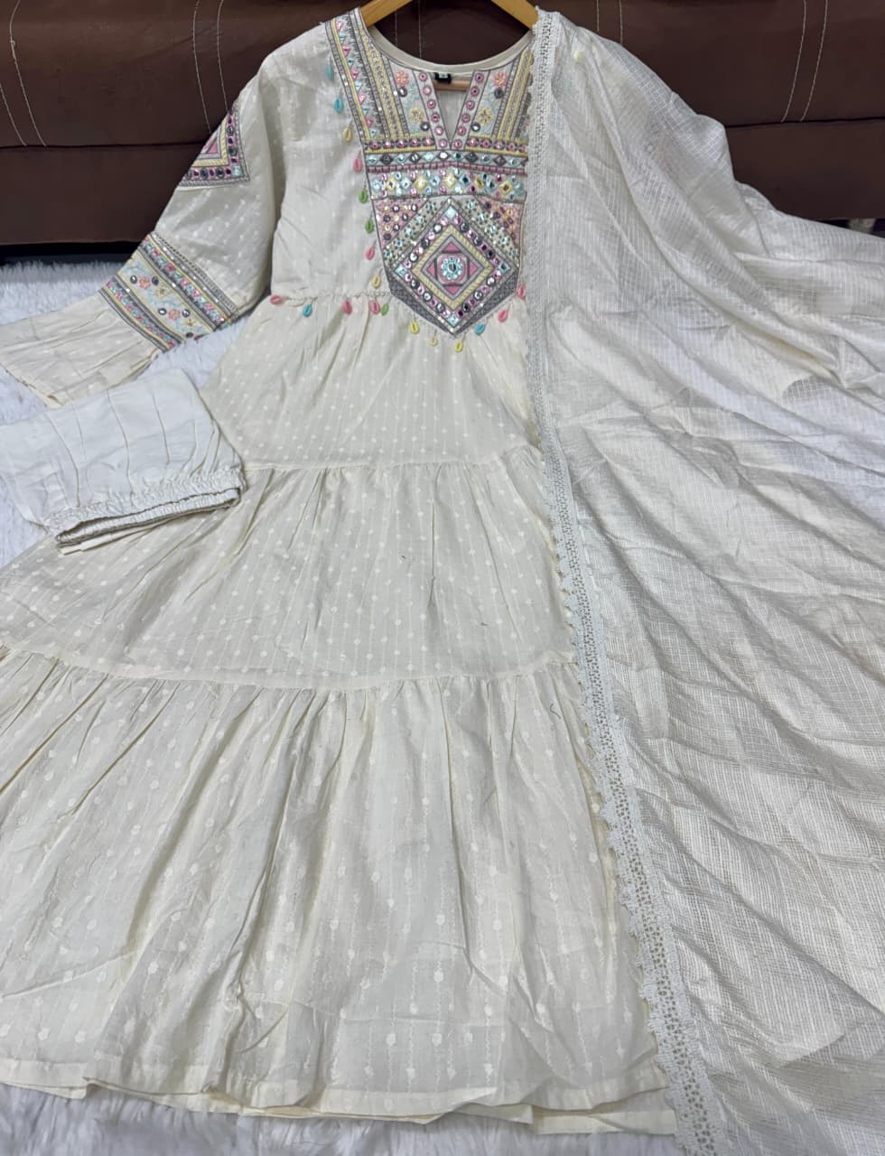KESUDI Kurta Sets for Woman with Dupatta Cotton