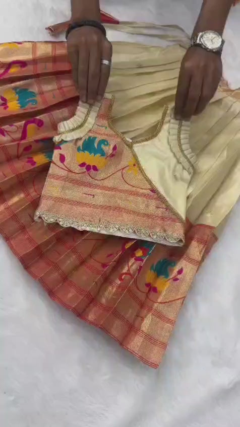 KIDS SPECIAL PAITHANI LEHENGA CHOLI