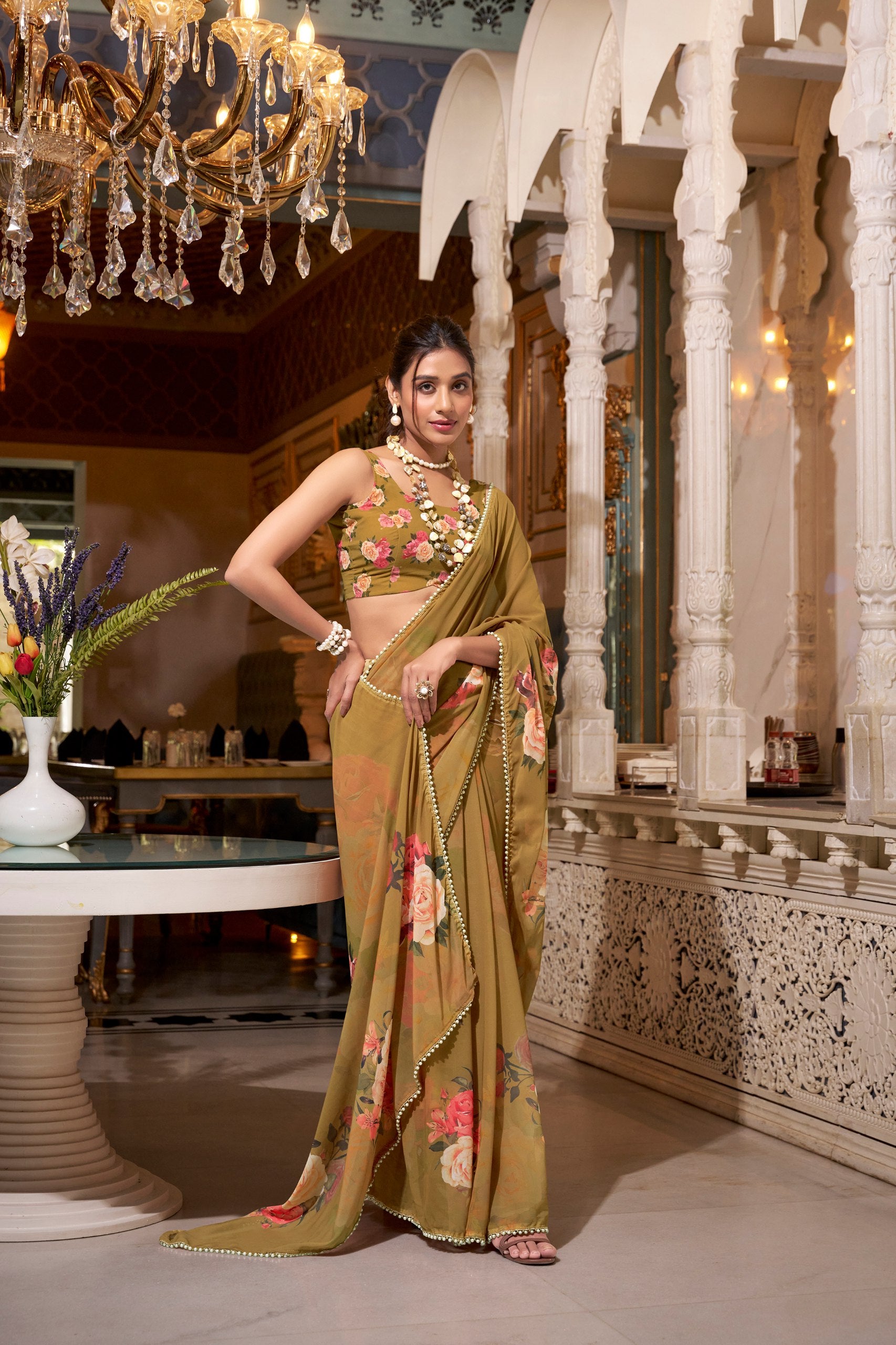 STYLISH NIRZARI GEORGETTE SAREE