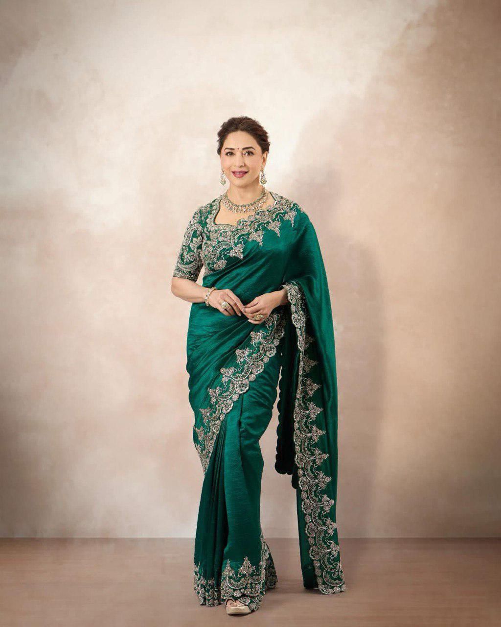 Designer Saree Inspired by Madhuri Dixit
