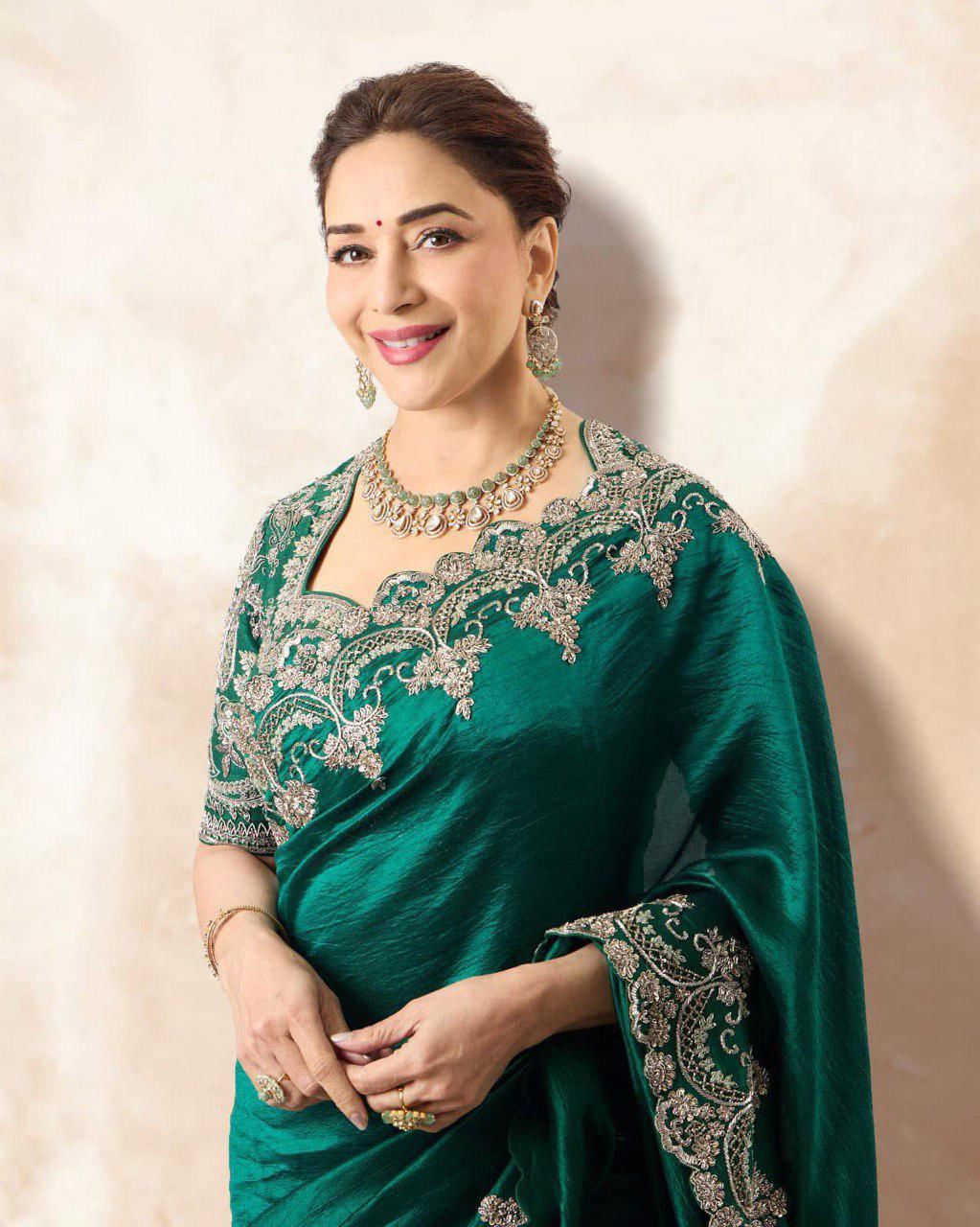 Designer Saree Inspired by Madhuri Dixit