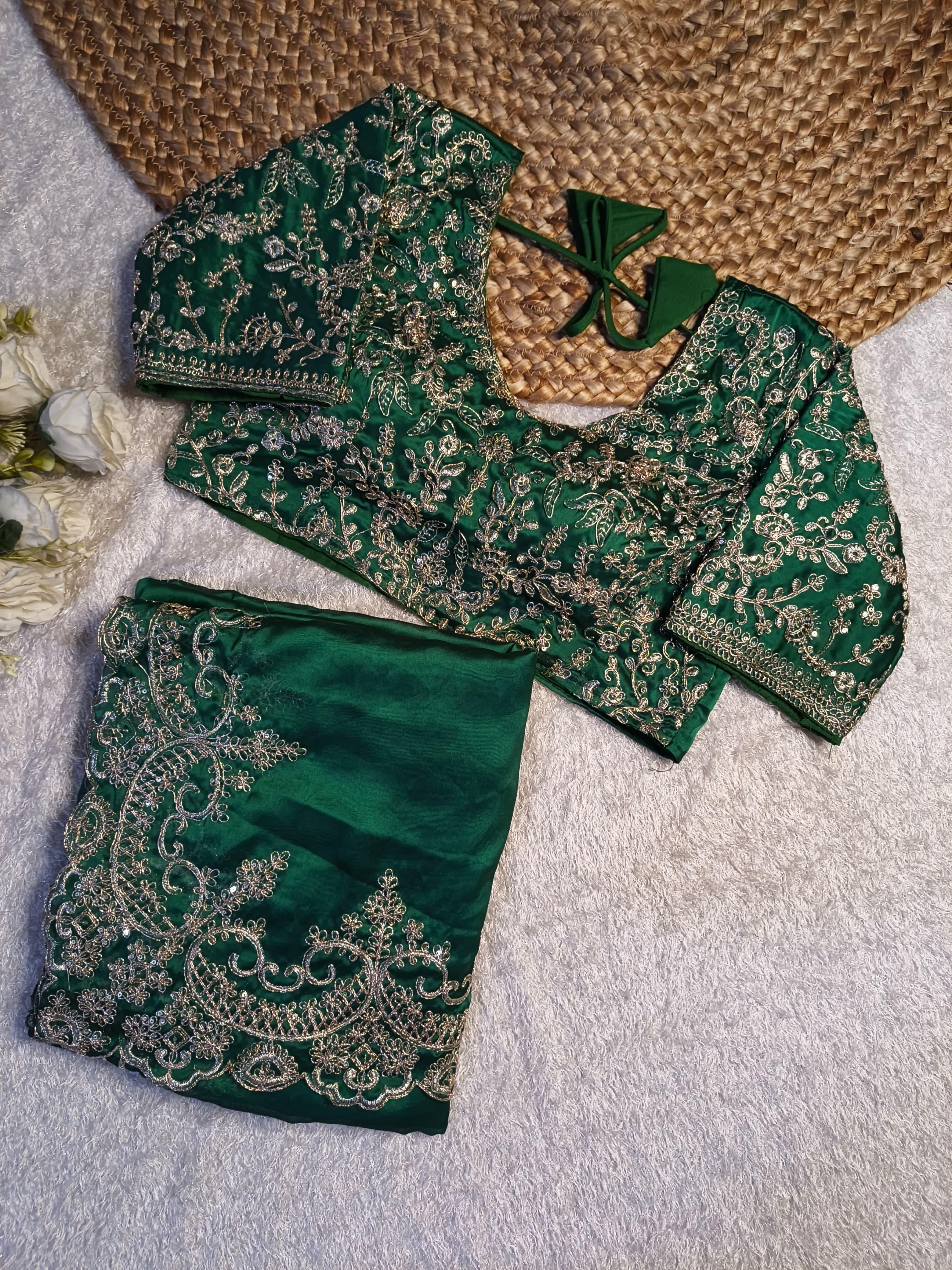 Designer Saree Inspired by Madhuri Dixit