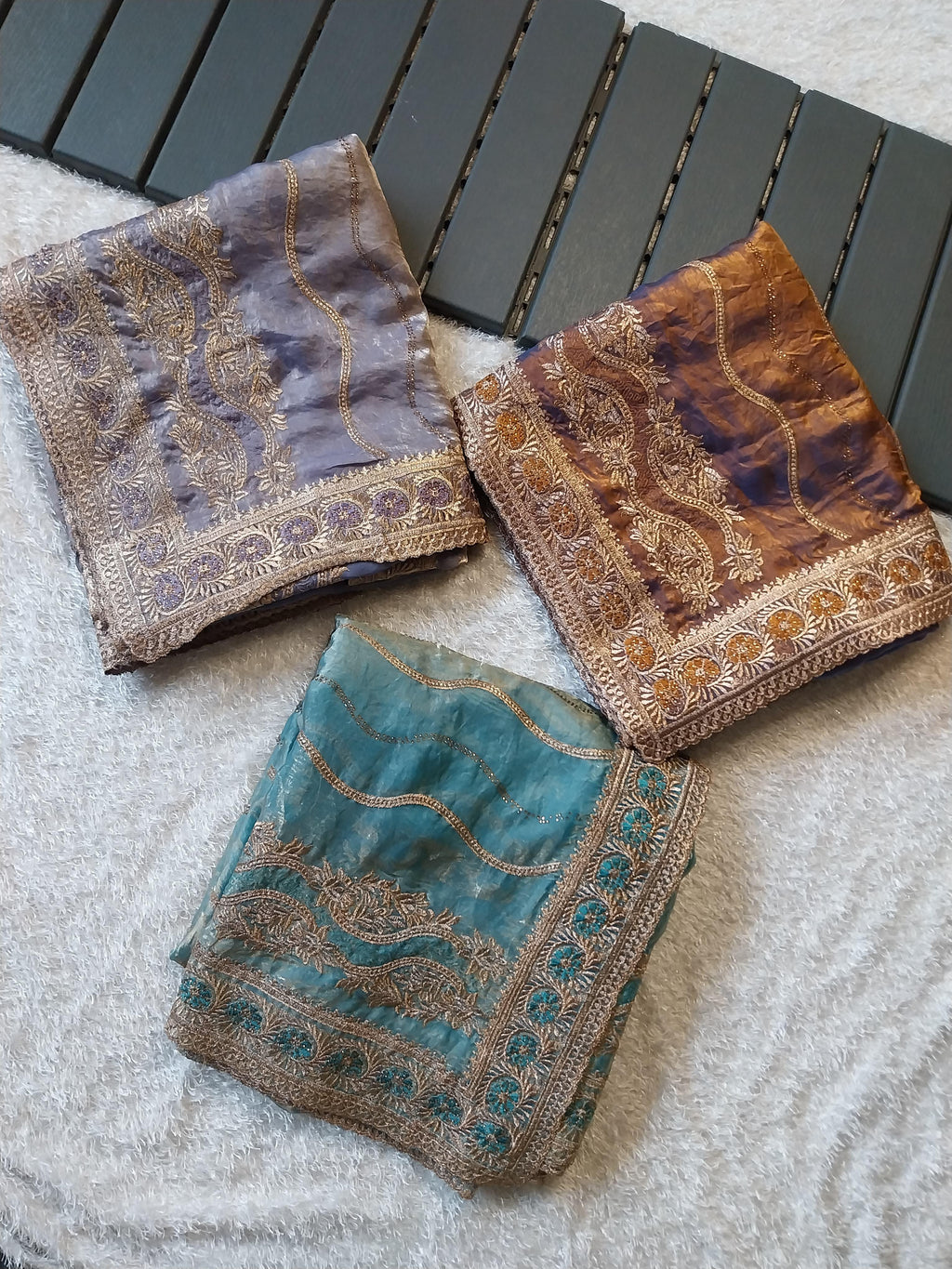 Soft Fandy Satin Saree