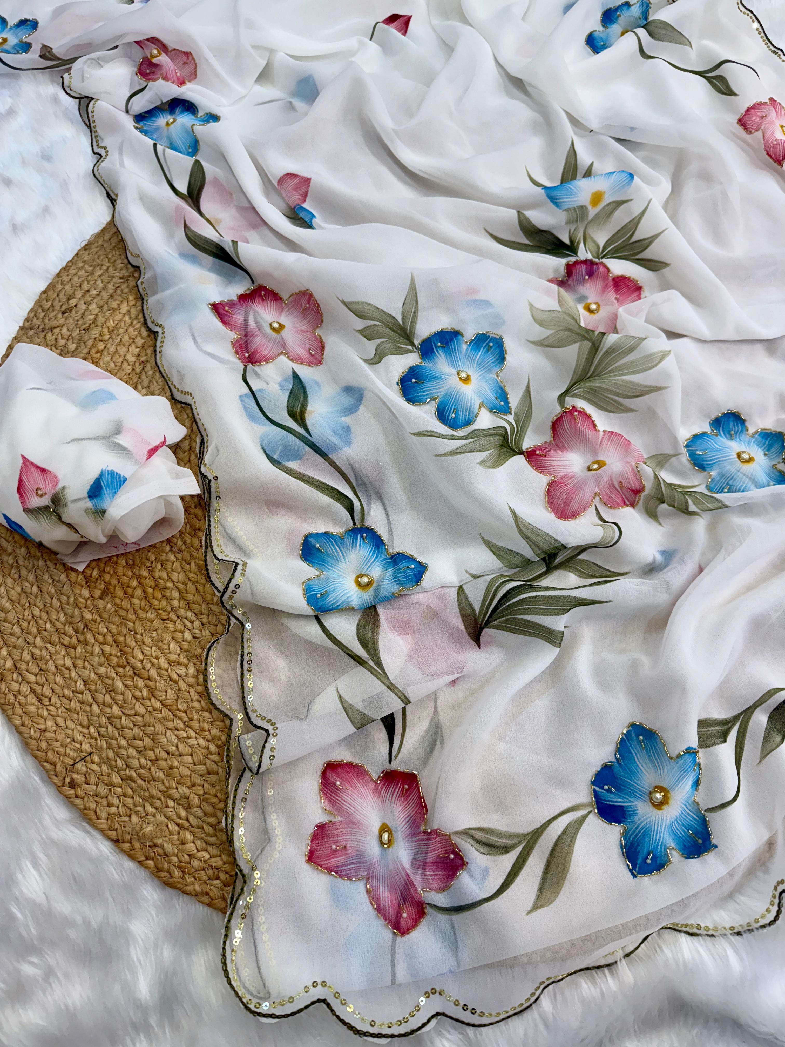 Handcrafted Elegance  Sarees