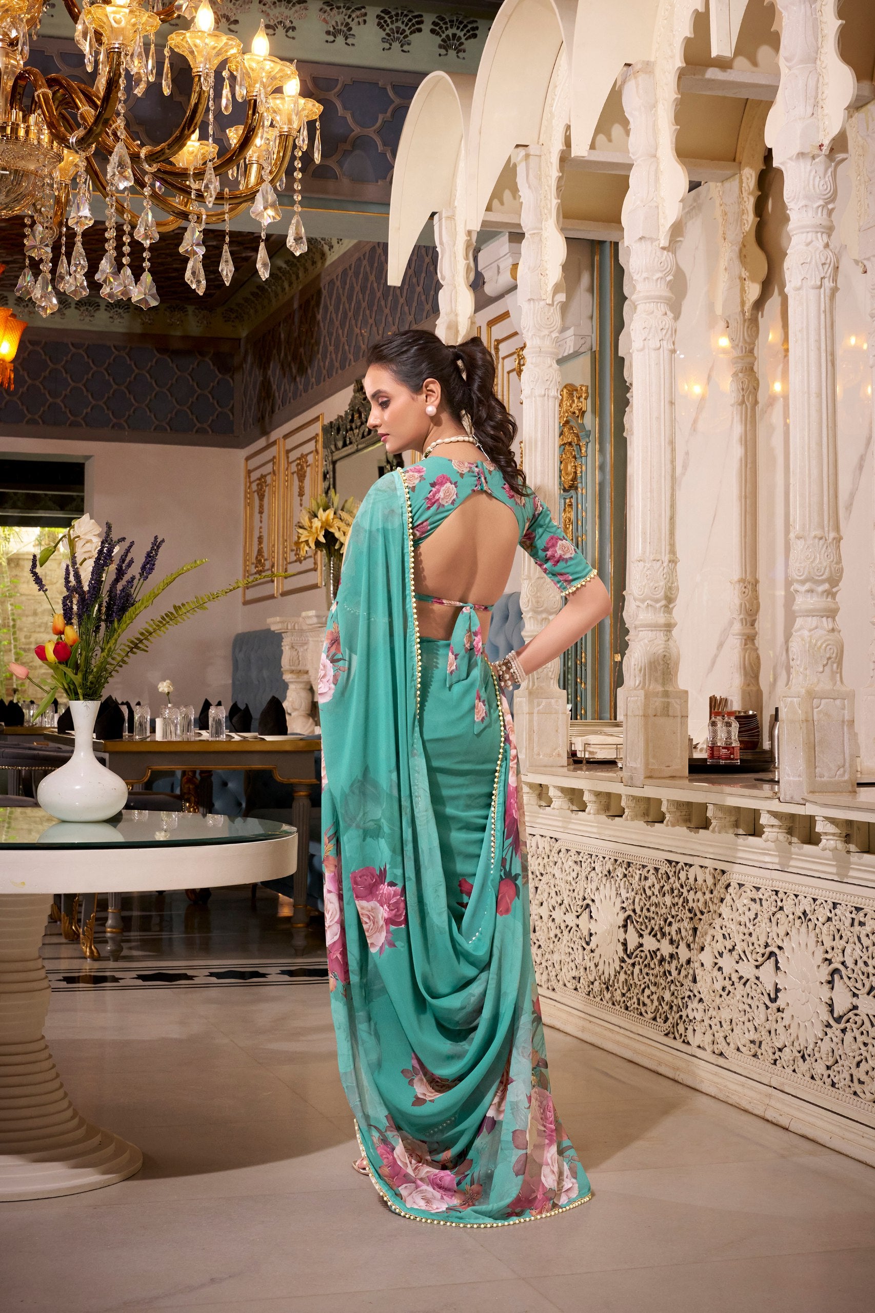 STYLISH NIRZARI GEORGETTE SAREE
