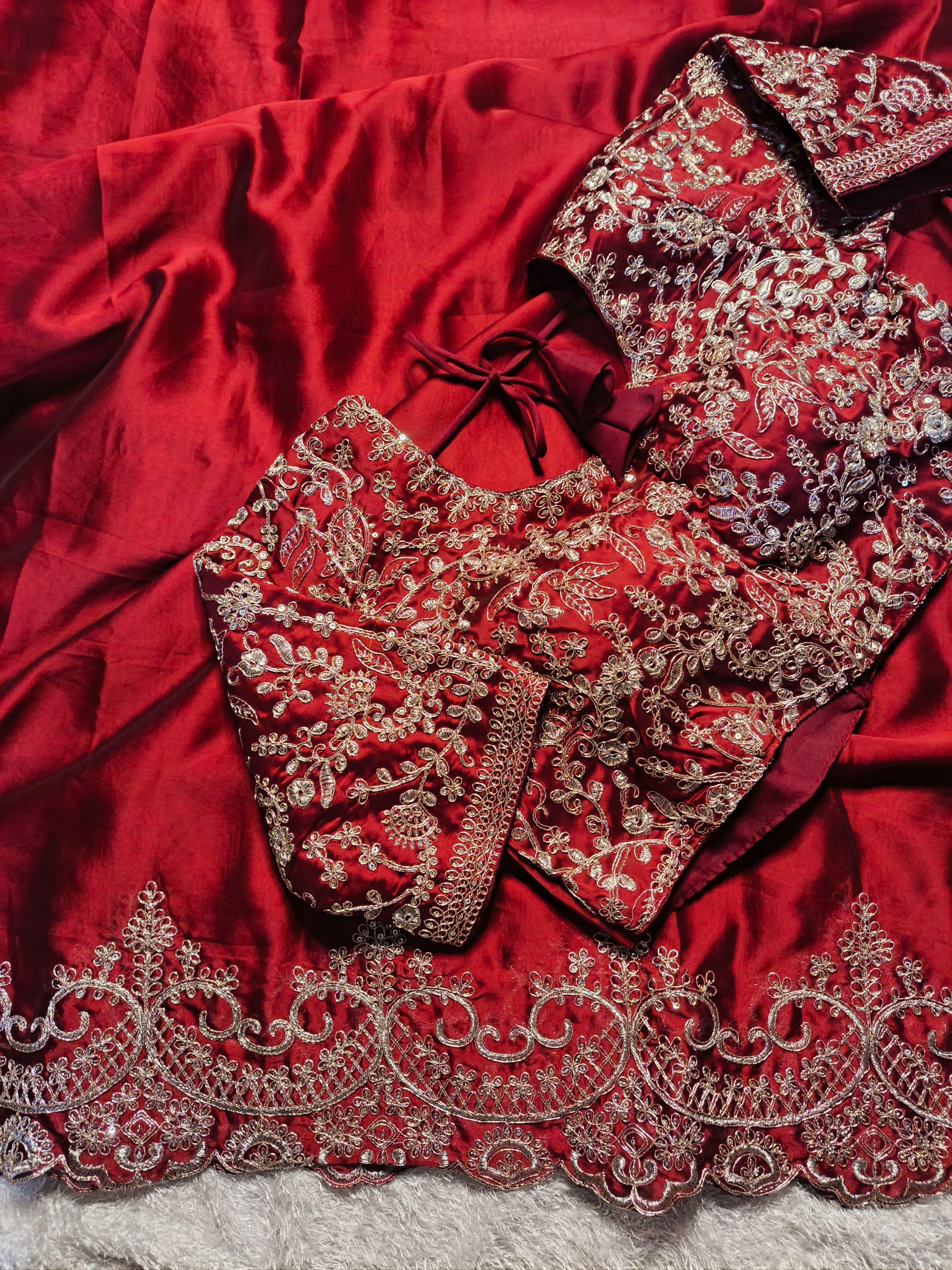 Designer Saree Inspired by Madhuri Dixit