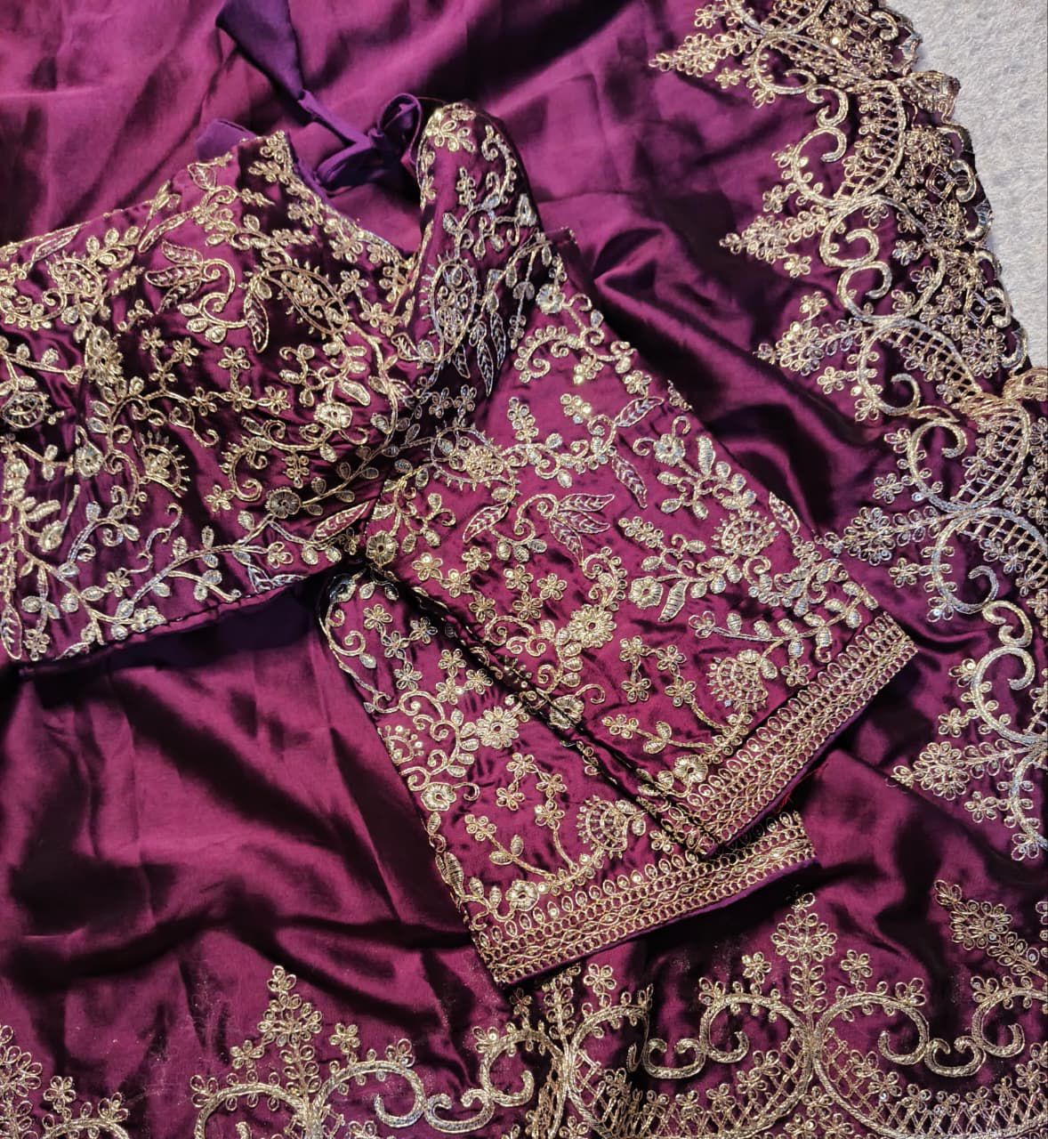 Designer Saree Inspired by Madhuri Dixit