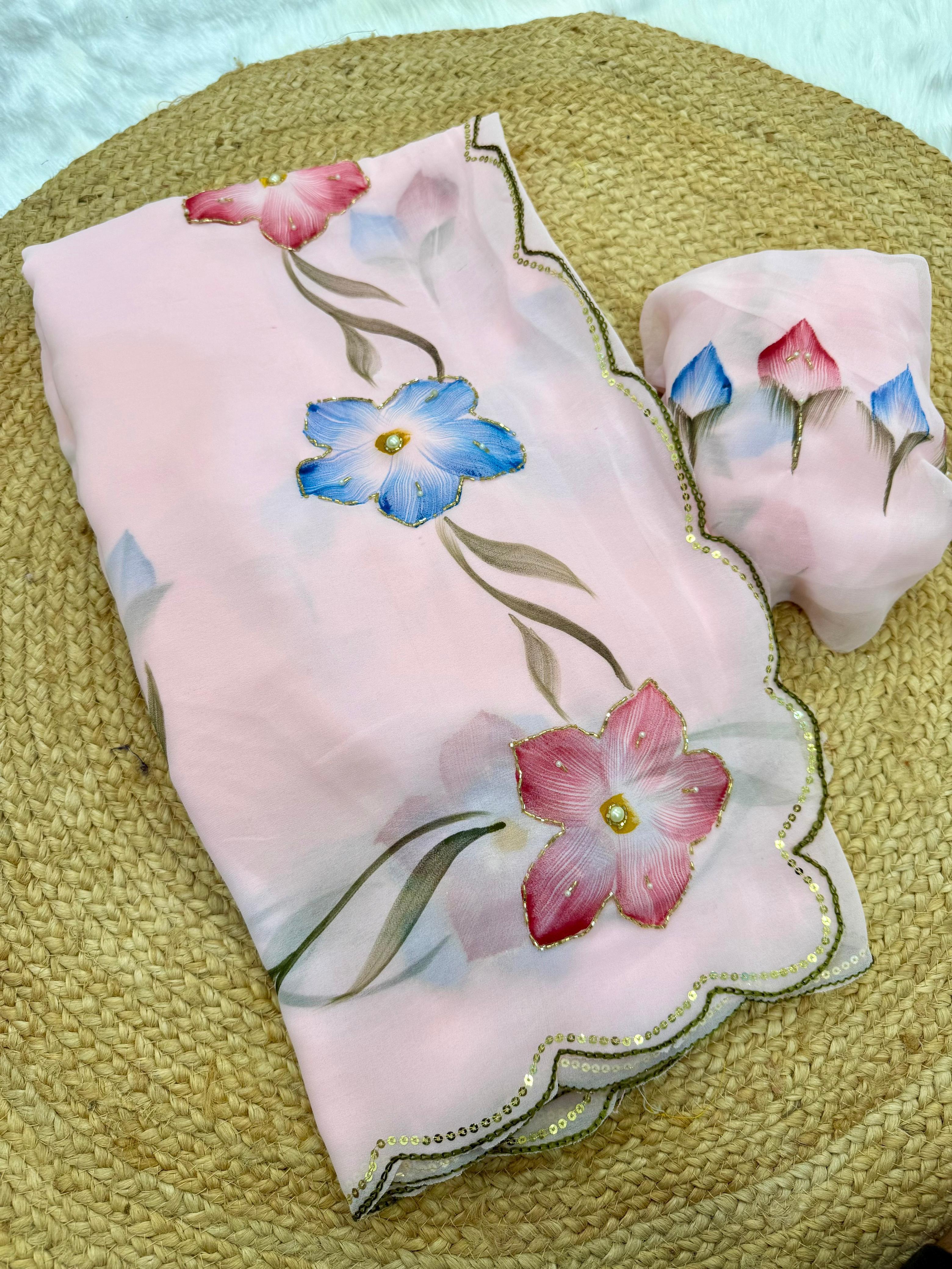 Handcrafted Elegance  Sarees