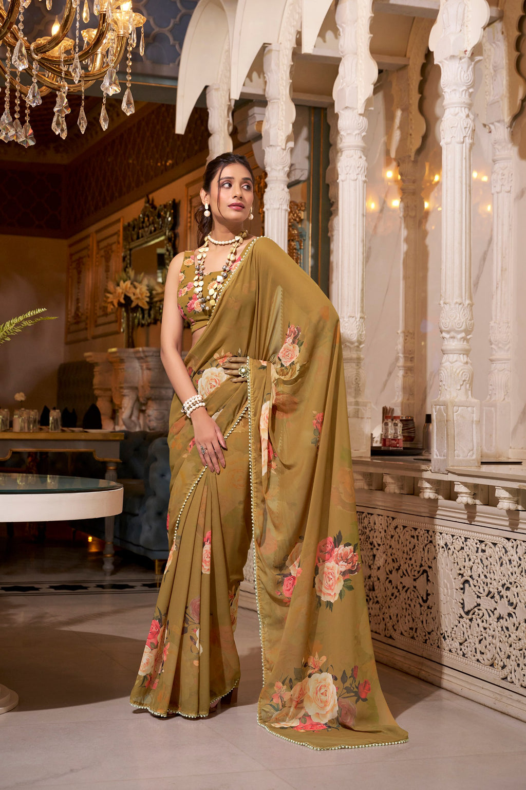 STYLISH NIRZARI GEORGETTE SAREE