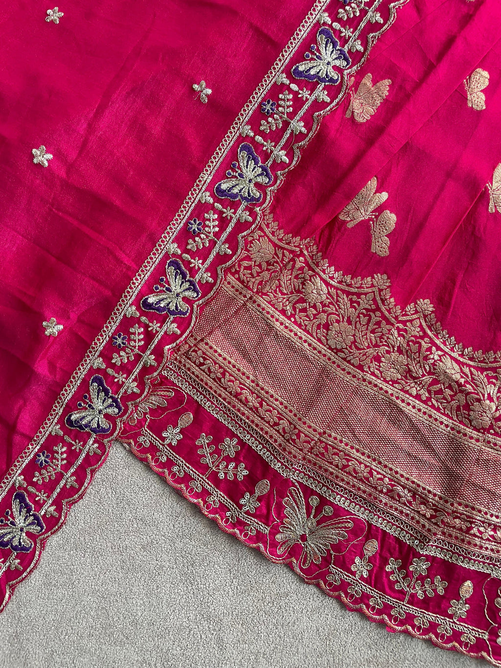 Butterfly Buff Lehengha-Choli &amp; Dupatta