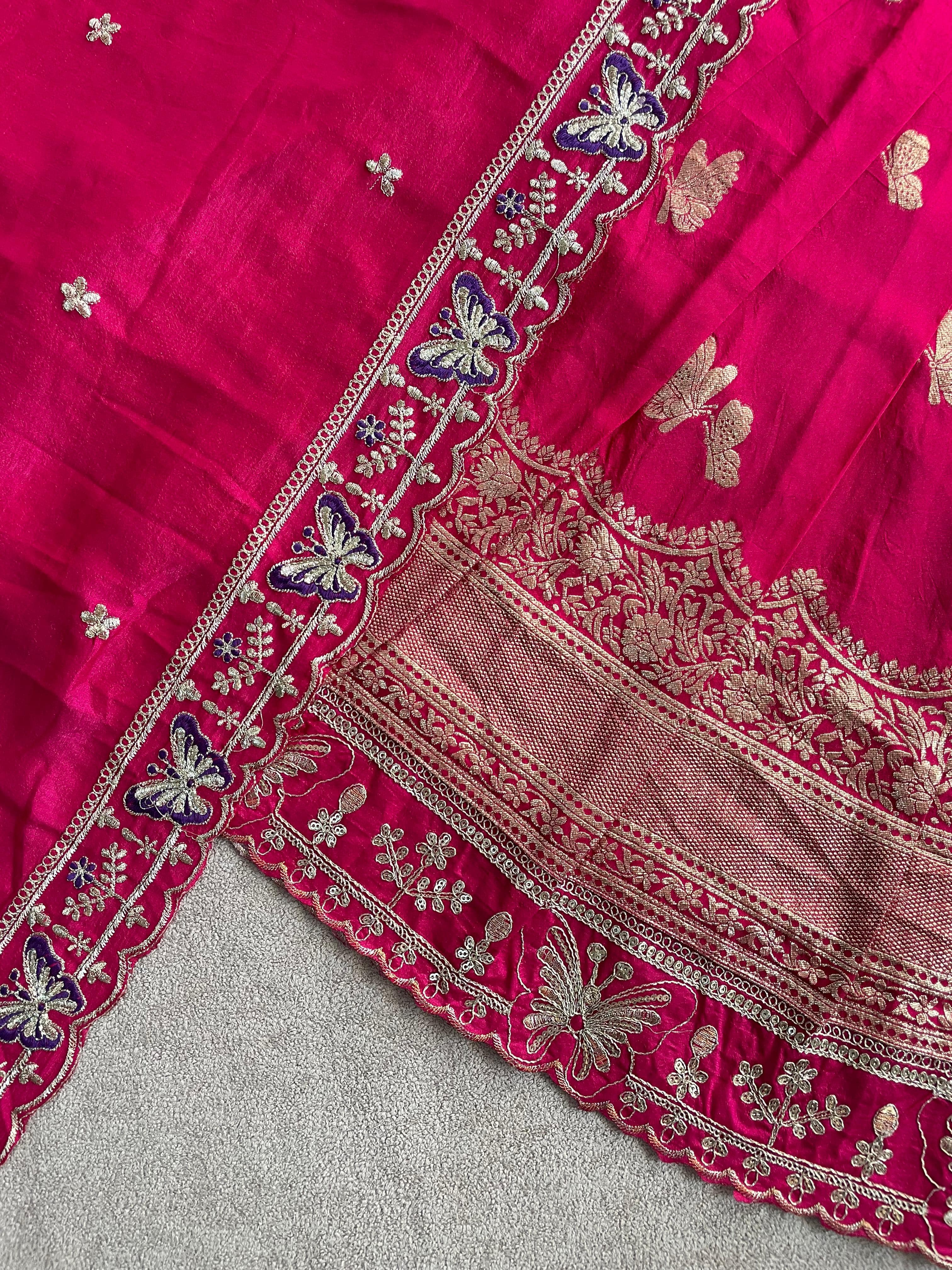 Butterfly Buff Lehengha-Choli &amp; Dupatta