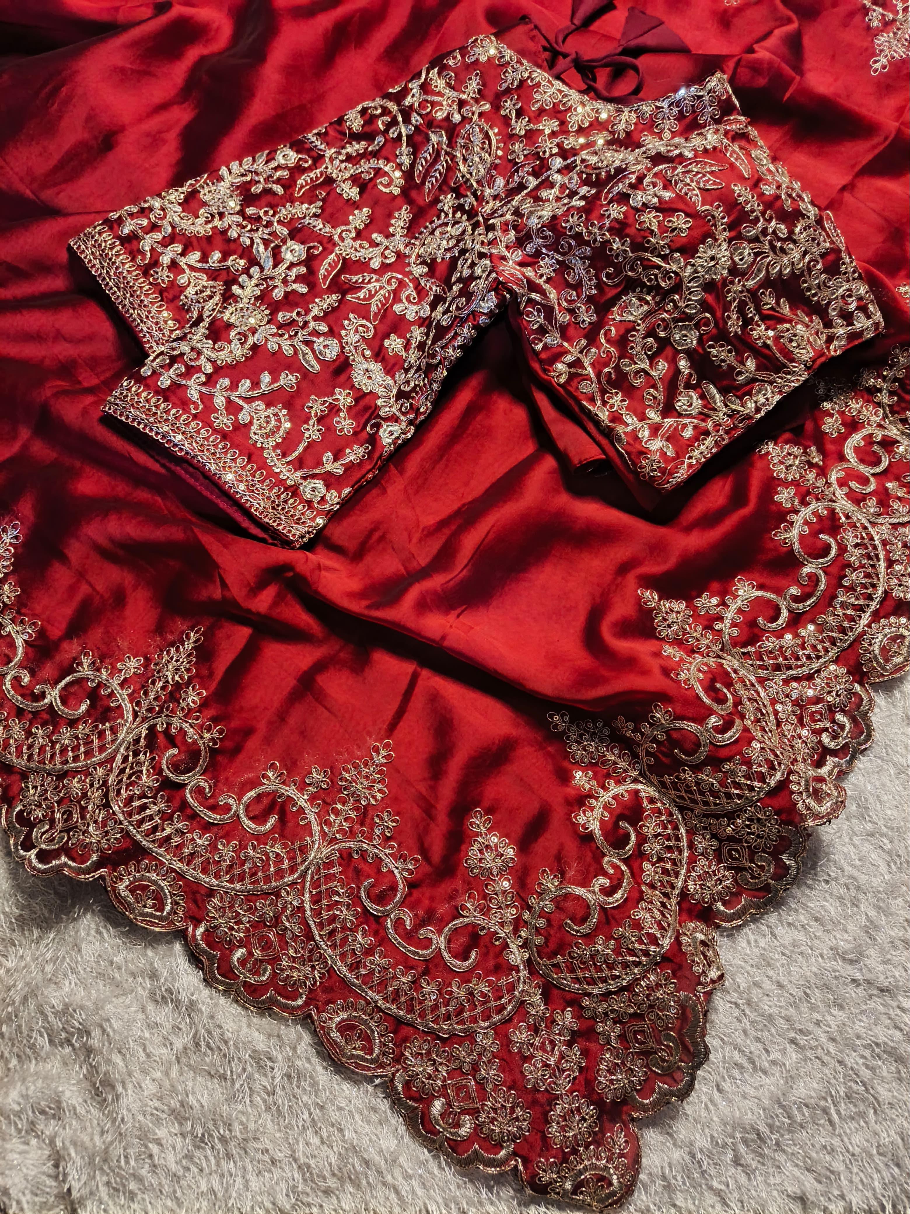 Designer Saree Inspired by Madhuri Dixit