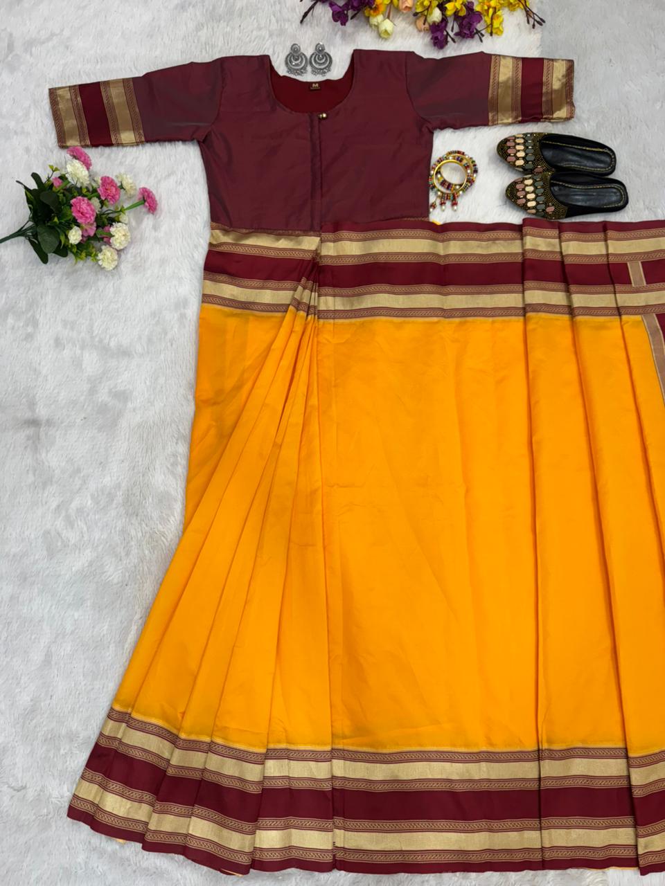 Jequard Zip Nd Go Saree