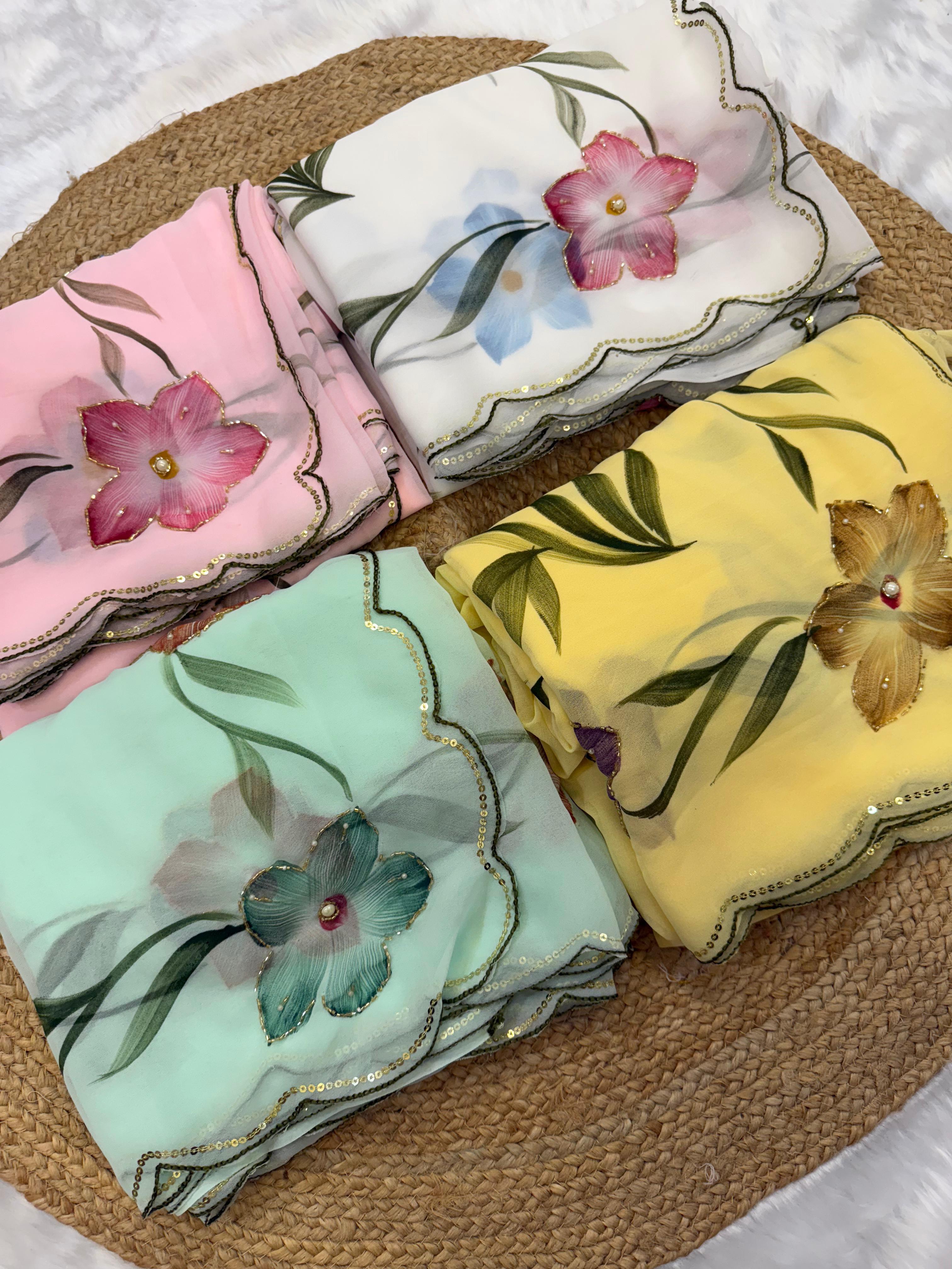 Handcrafted Elegance  Sarees