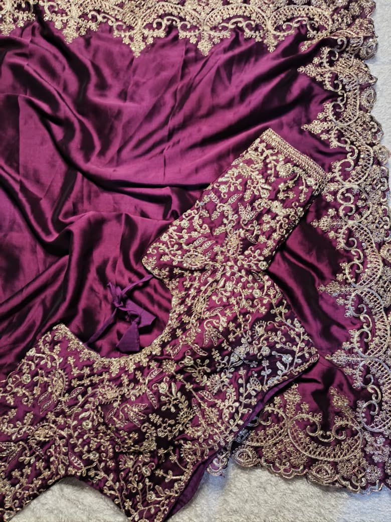 Designer Saree Inspired by Madhuri Dixit