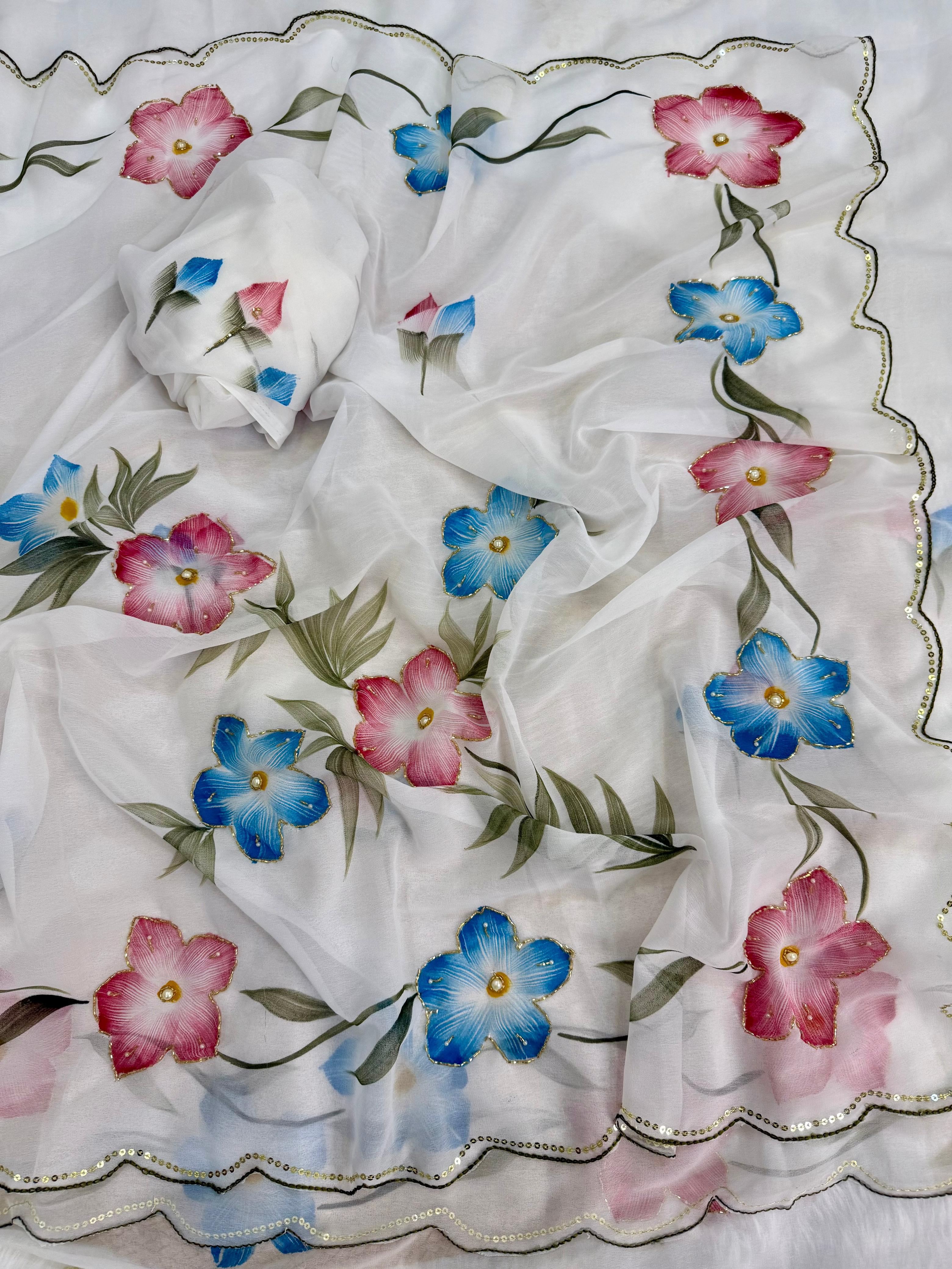 Handcrafted Elegance  Sarees