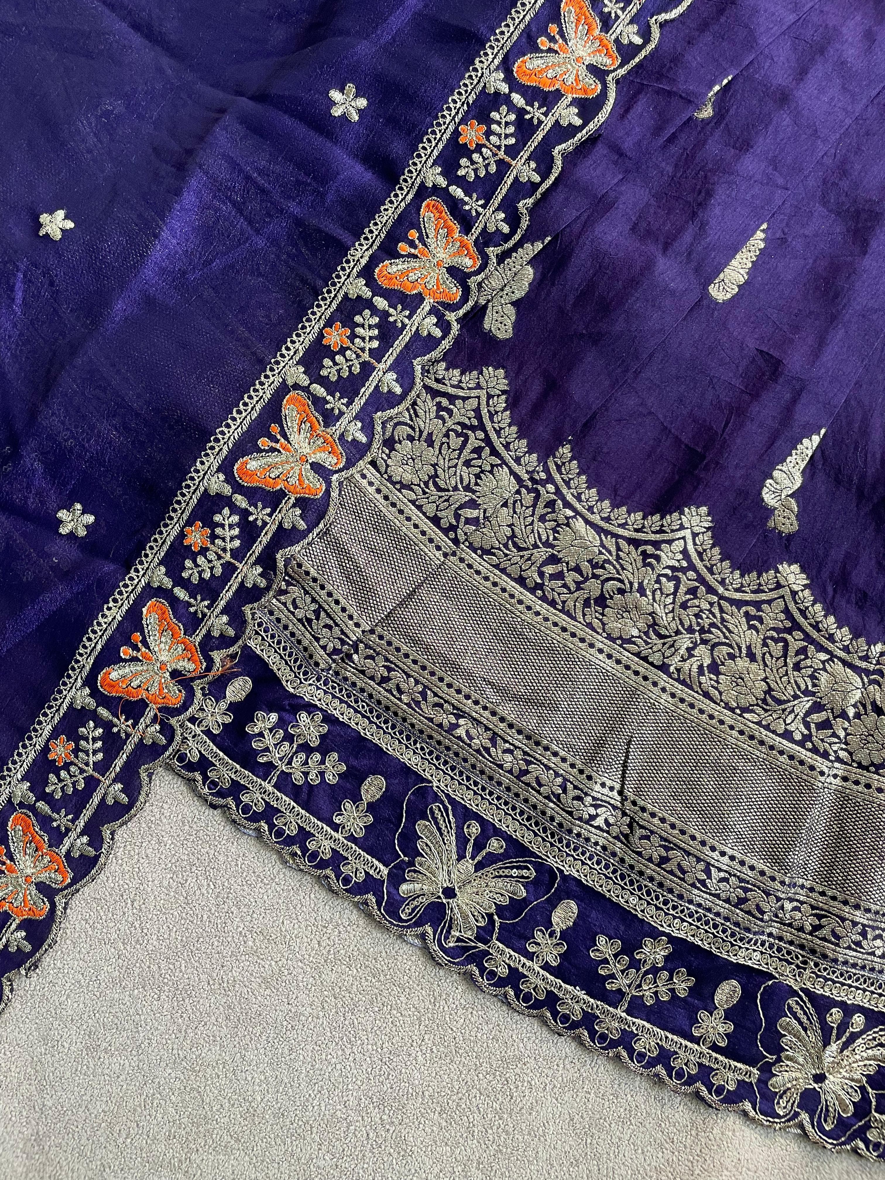 Butterfly Buff Lehengha-Choli &amp; Dupatta