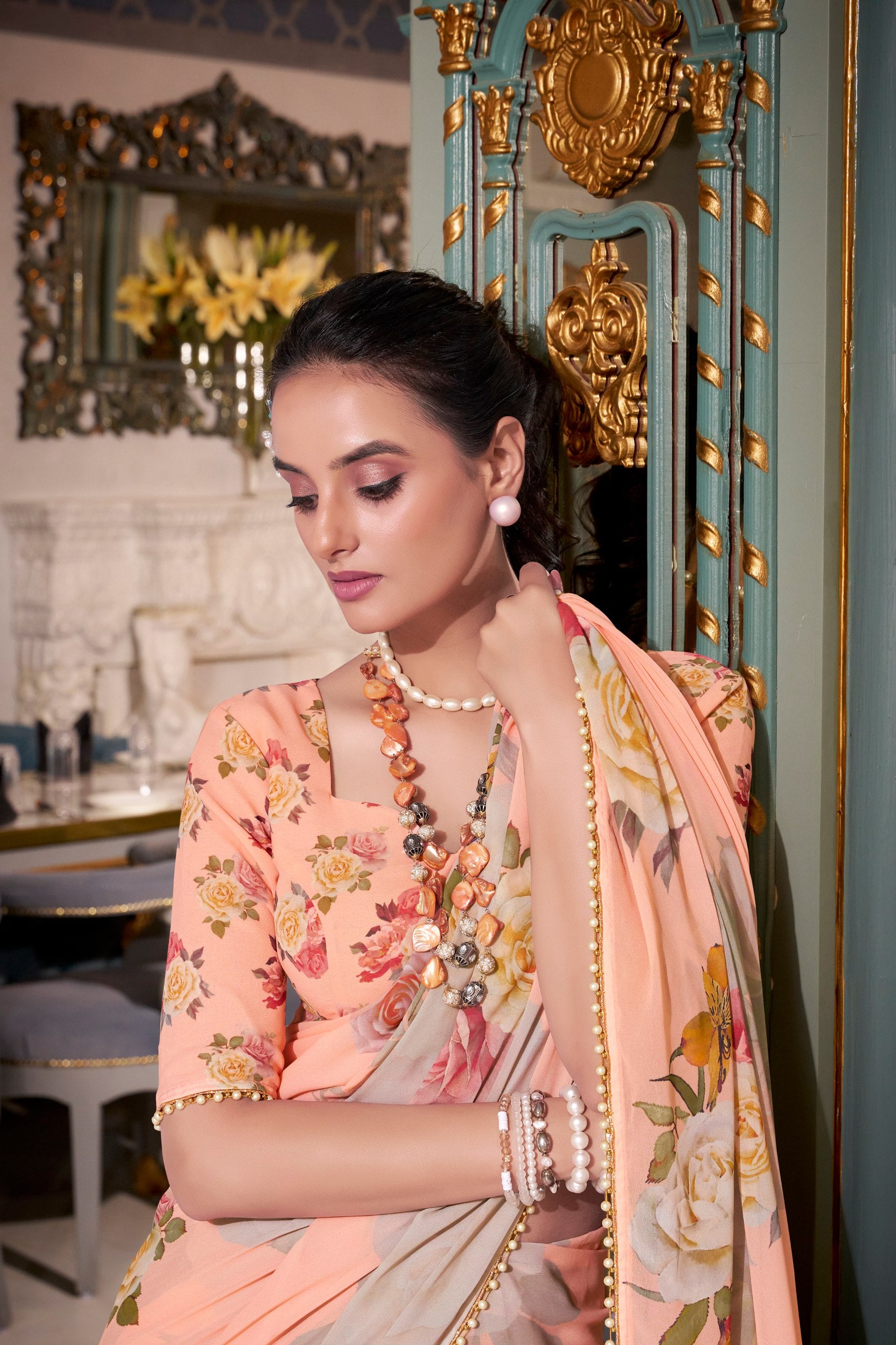 STYLISH NIRZARI GEORGETTE SAREE