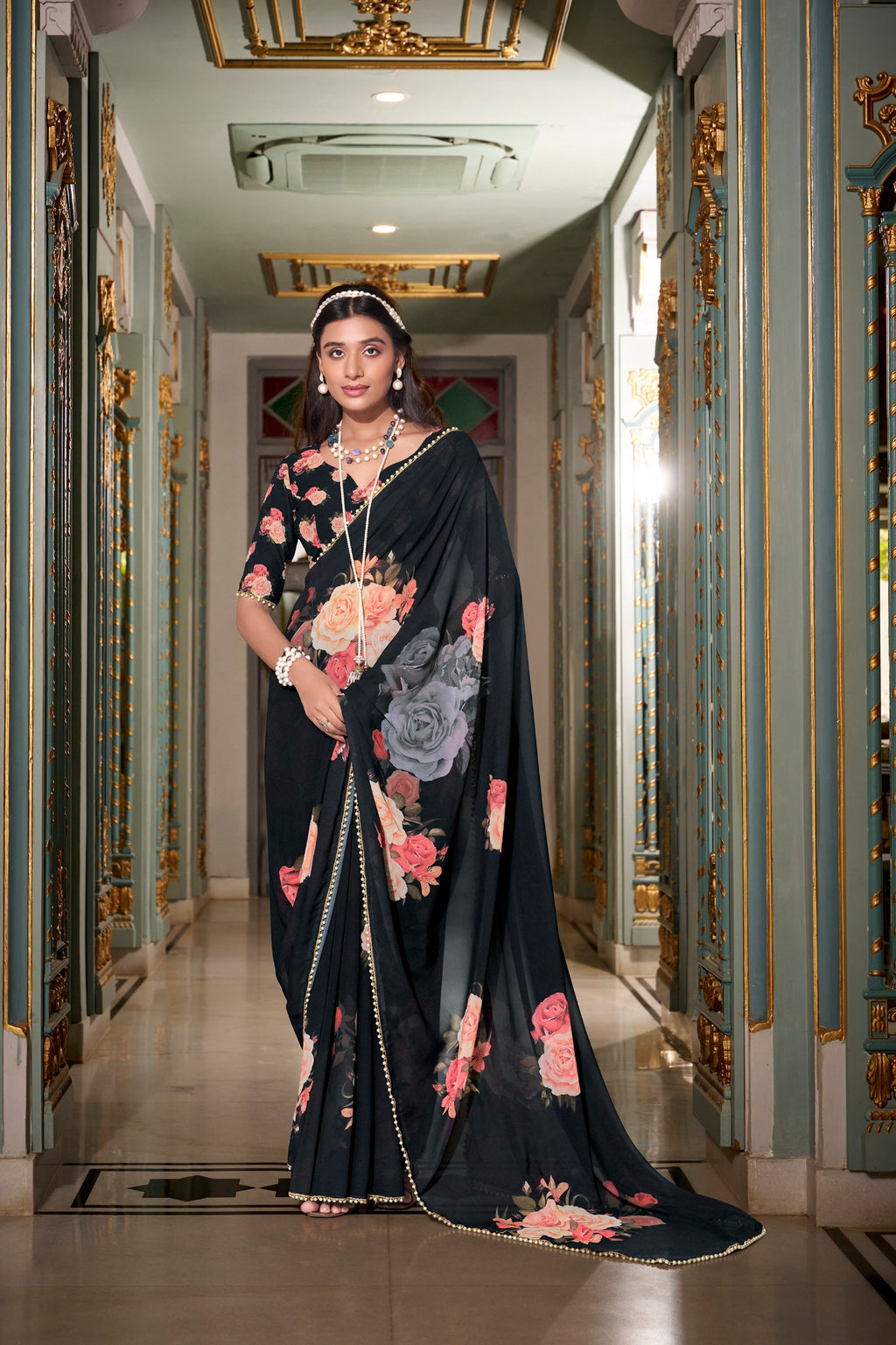 STYLISH NIRZARI GEORGETTE SAREE
