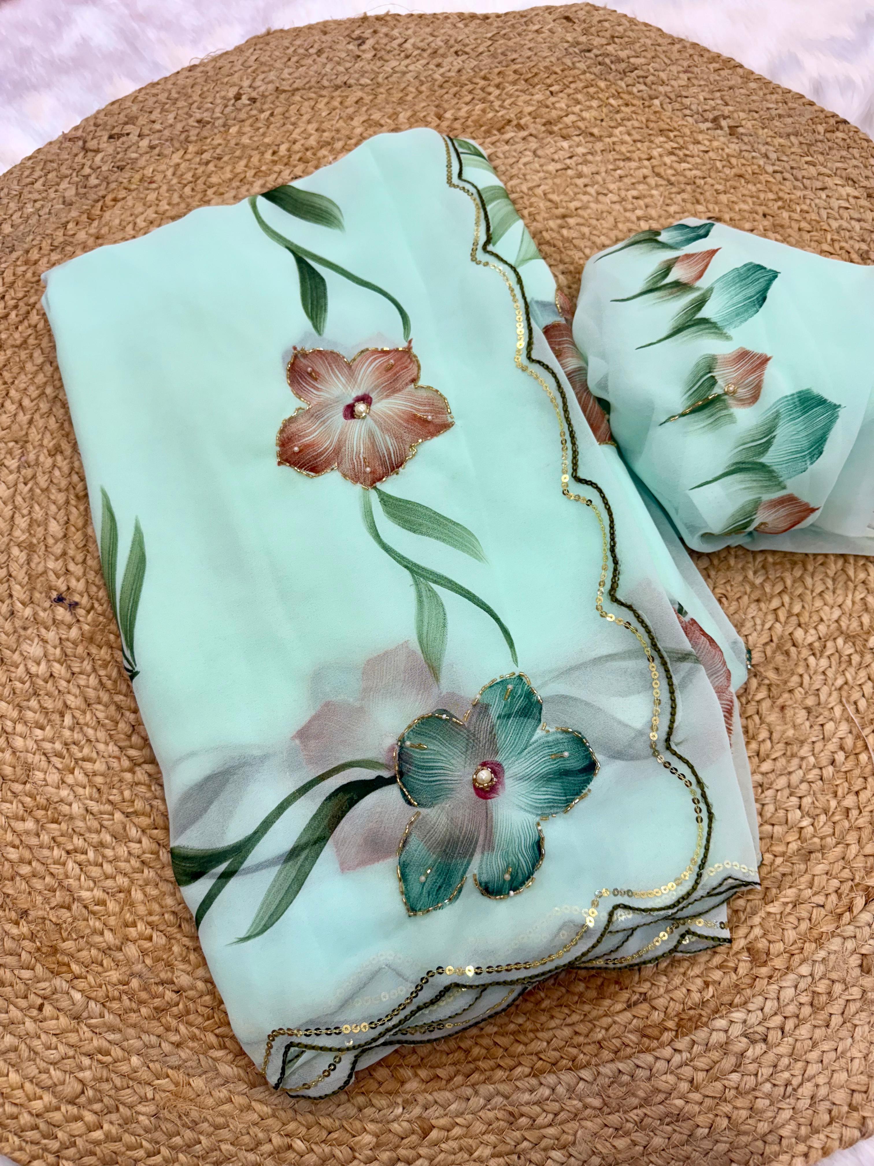 Handcrafted Elegance  Sarees