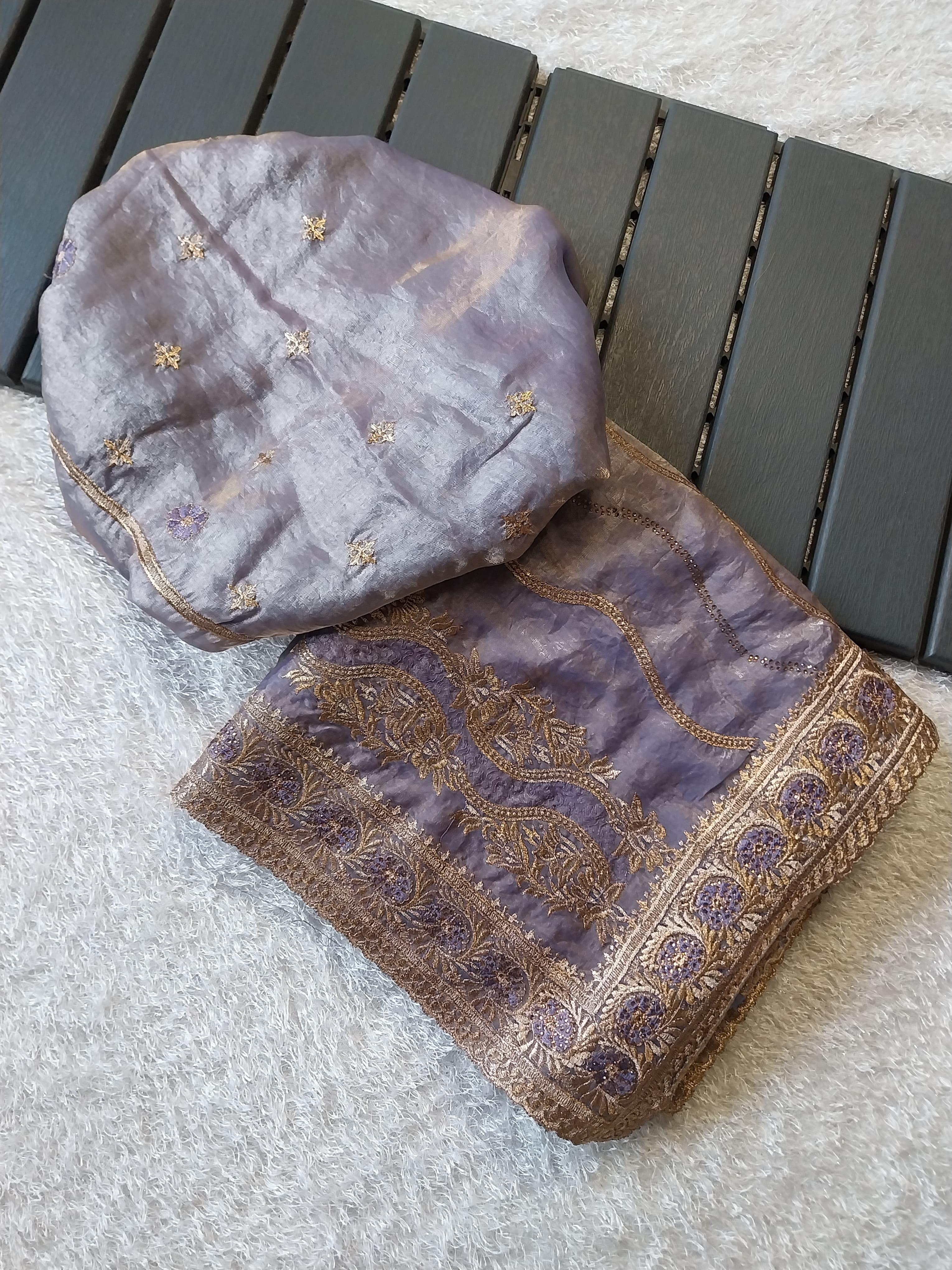 Soft Fandy Satin Saree