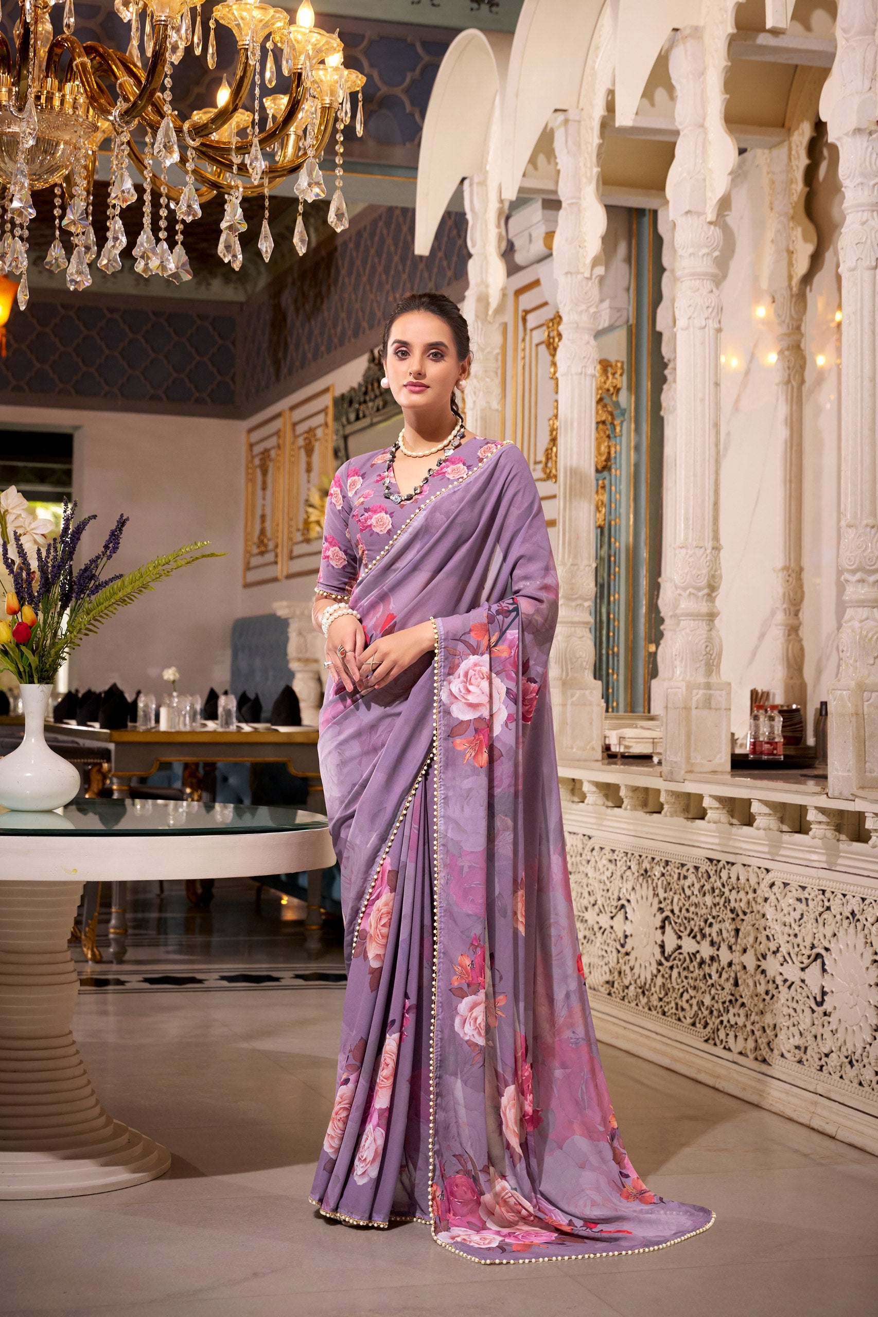 STYLISH NIRZARI GEORGETTE SAREE