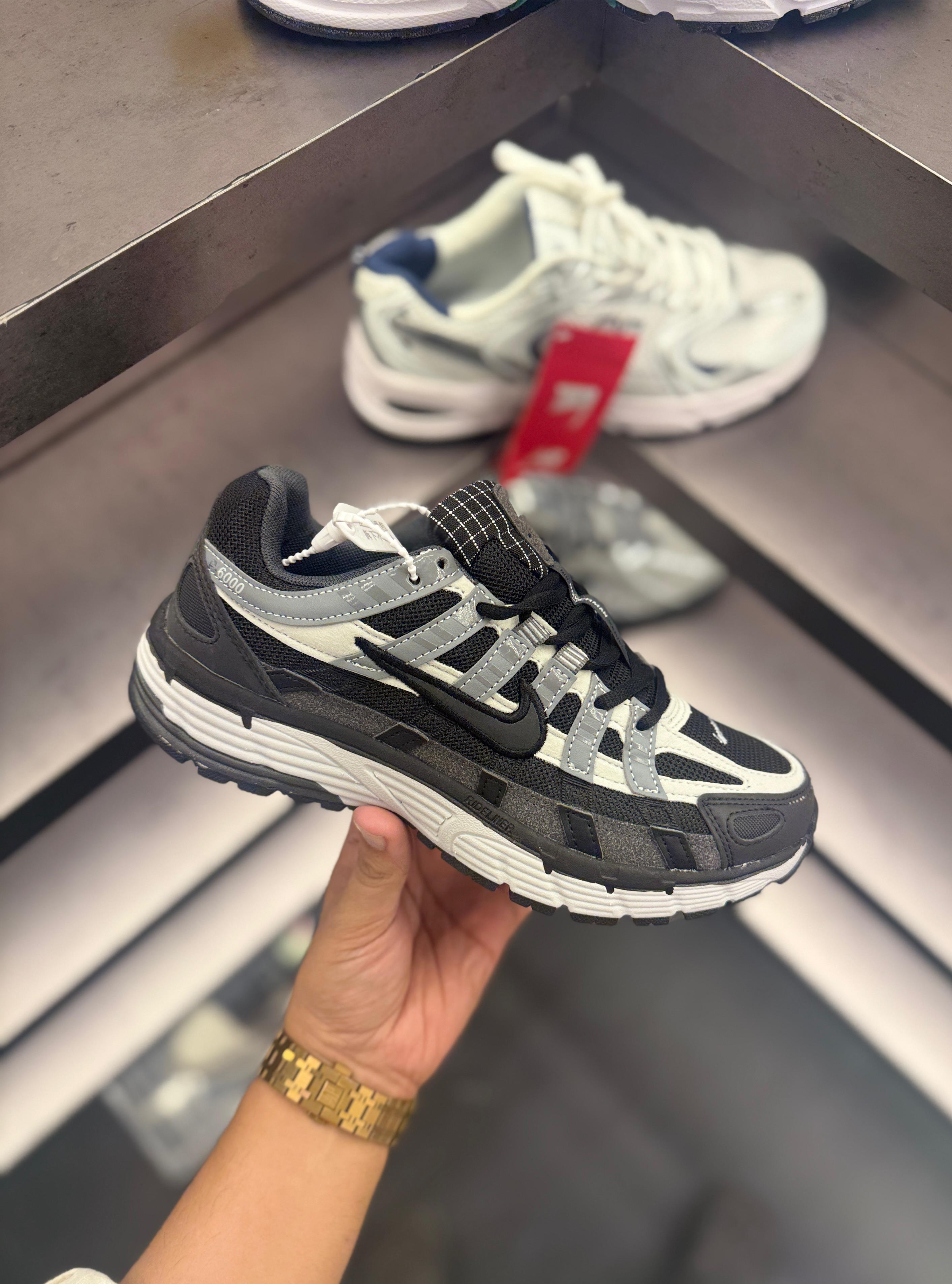 NIKE P-6000 TRAINER GREY BLACK