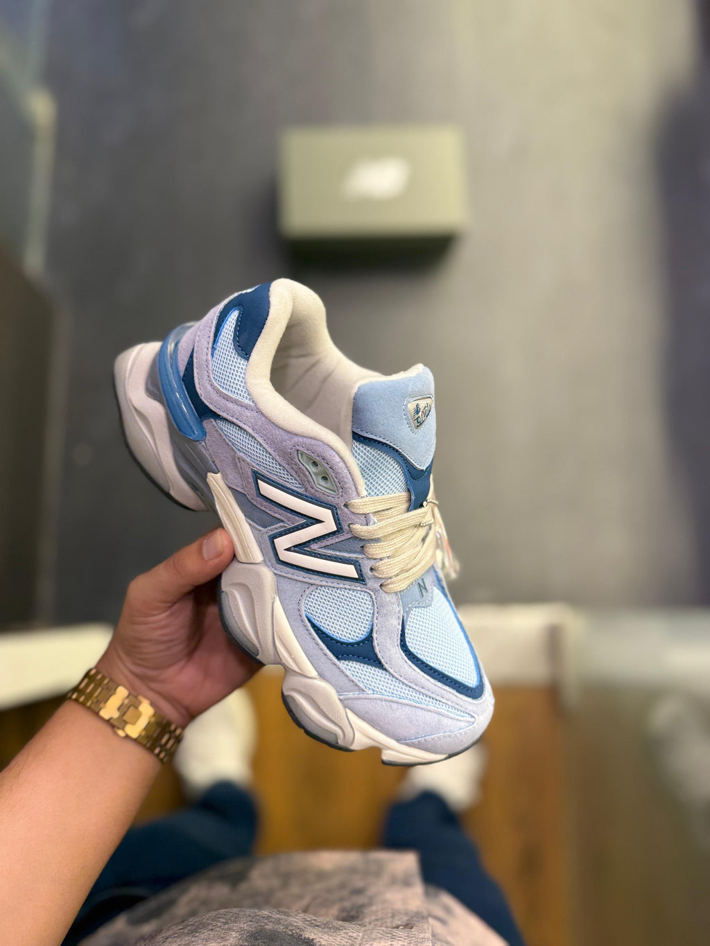 NEW BALANCE 9060 CHROME BLUE MEN'S SNEAKERS